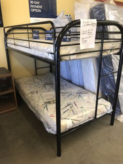 Bunk Bed with Mattresses