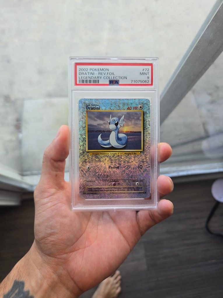 Dratini Reverse Foil Legendary Collection PSA 9