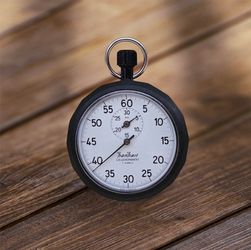 The mechanic's stopwatch.