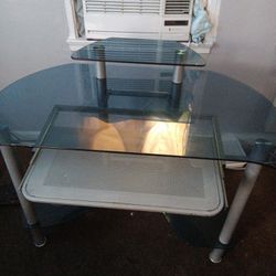 Glass Desk