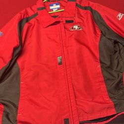 49ers Windbreaker Jacket Xxl New