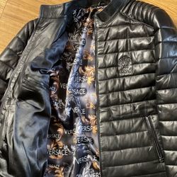 We leather top brand, high quality, high end jacket