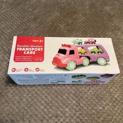 Very Cool Double-Decker Tow Transport Cars, Fun Toys NEW In Box! Perfect As A Gift!
