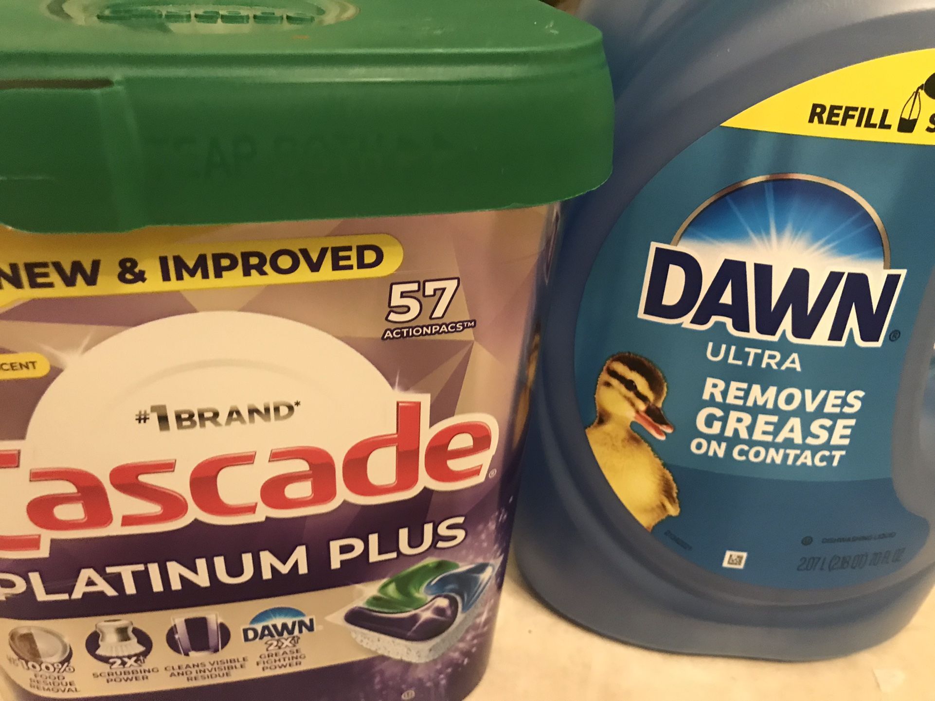 Dishwasher Pods & Dish Soap