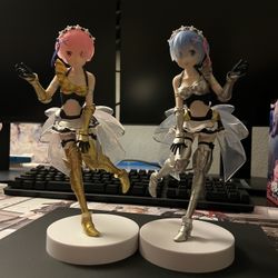 Anime figure Sets For Demon Slayer & Rezero
