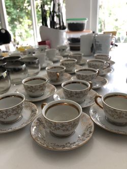Small Cups And Saucers Made In Japan