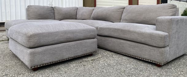 Thomasville Grey Costco Sectional Couch Sofa L Shape With Ottoman For In Los Angeles Ca Offerup