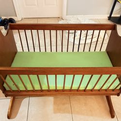Wooden Baby Crib