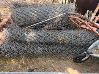 Chain link fence