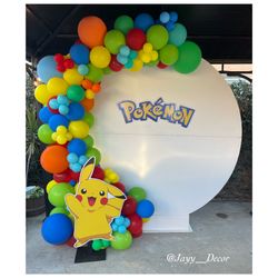 Pokémon Circle Backdrop Decor 