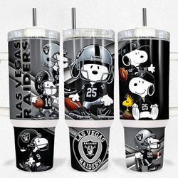 Las Vegas Raiders Football Snoopy 40oz Tumbler