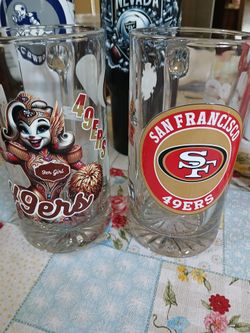 49ers Glass Mugs