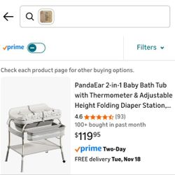 Panda Ear 2in1 baby changing table
New in Box
$90.00
