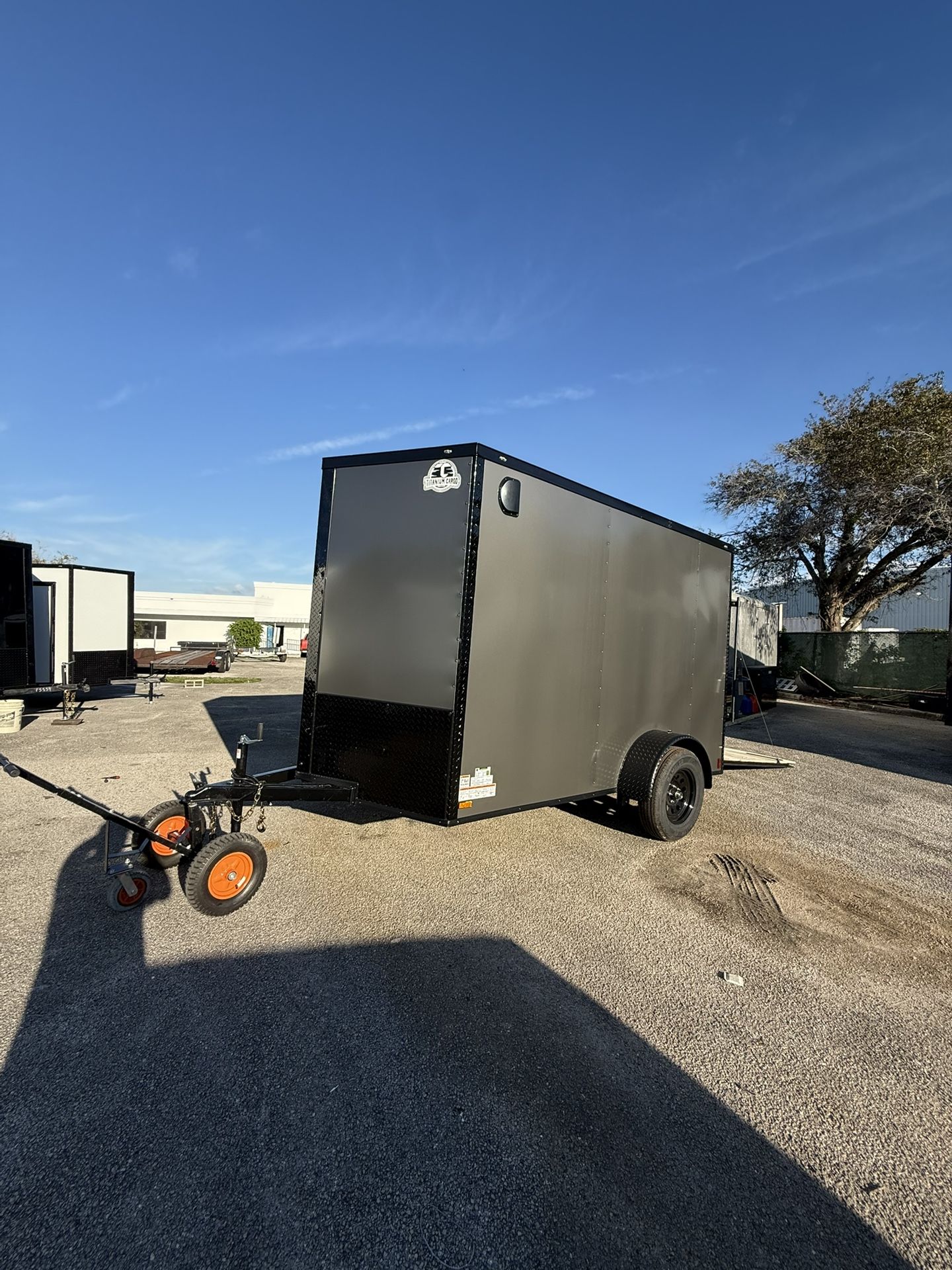 Trailer Enclosed 6x10 Polycore 0.80 Titanium Cargo