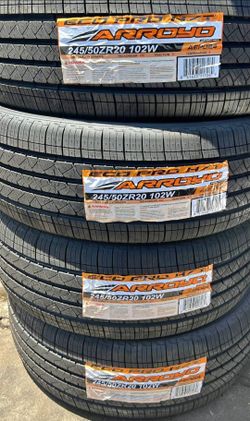 245/50ZR20 Arroyo Set Of 4 New Tires