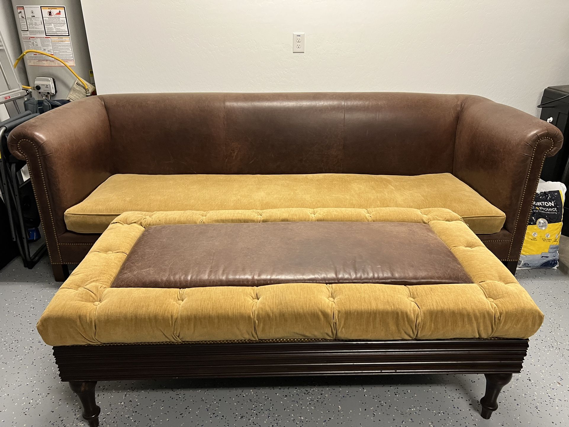 Couch With Ottoman