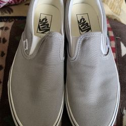 Gray Vans Unisex Shoes- M 8, W 9.5