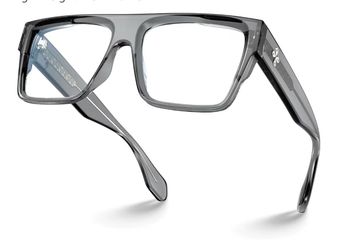 Square Grey Blue Light Blocking Glasses TR90 Lightweight Men Women