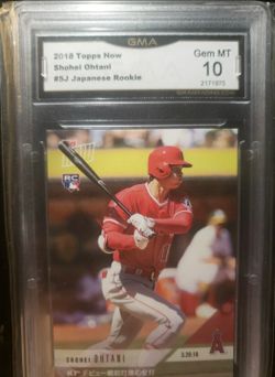 Shohei Ohtani Rookie #1 of 3860 Topps Now Japanese #5j Los Angeles Angels Dodgers Gem MINT