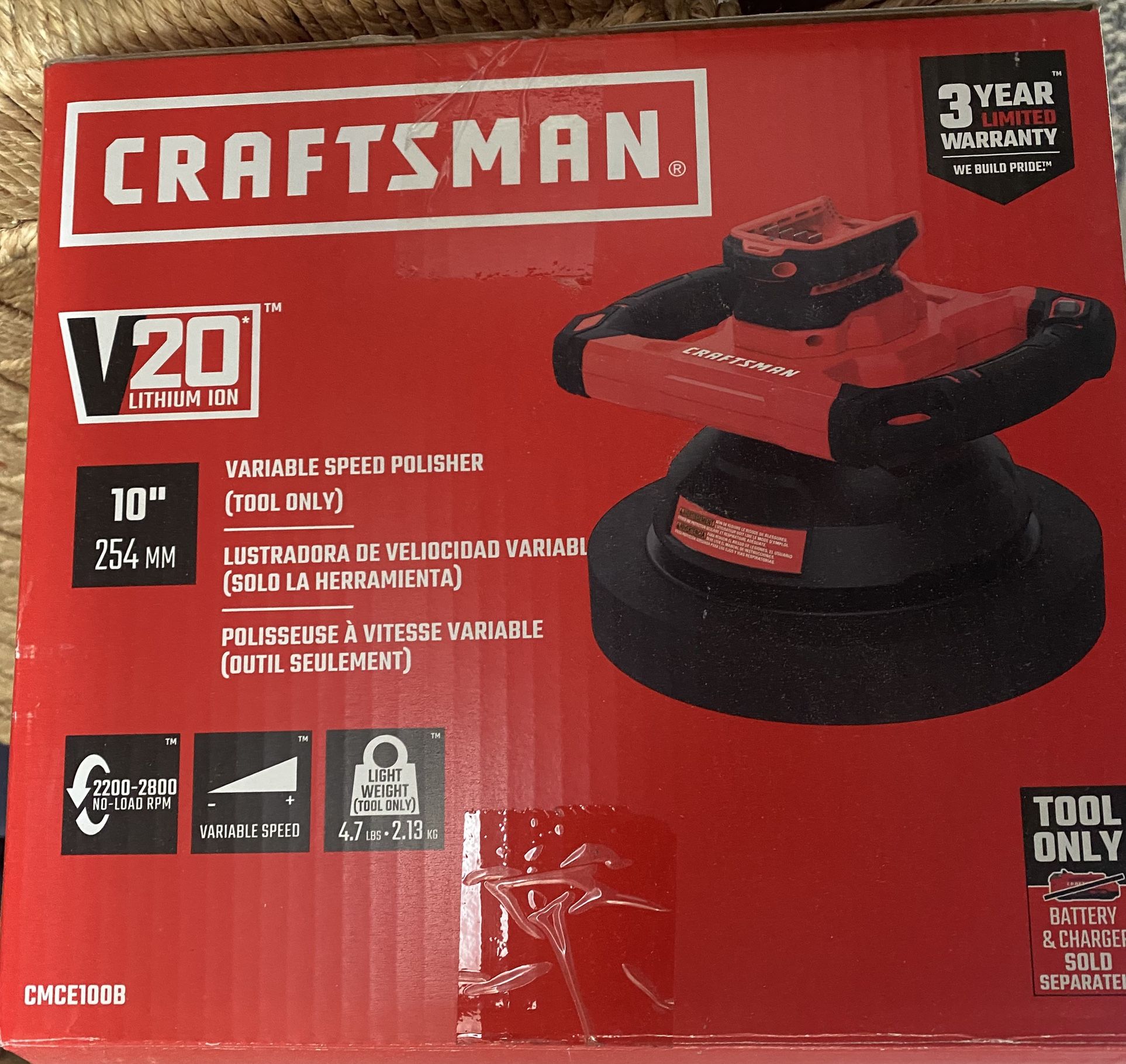 Craftsman Polisher Brand New