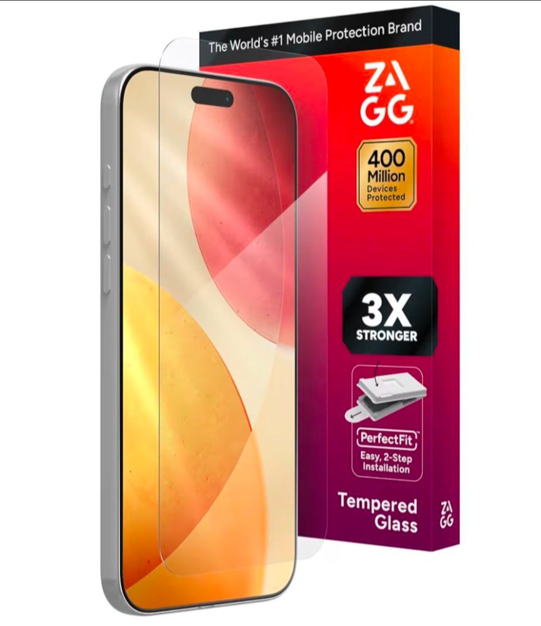 ZAGG Glass+ Screen Protector for iPhone 17 Pro Max