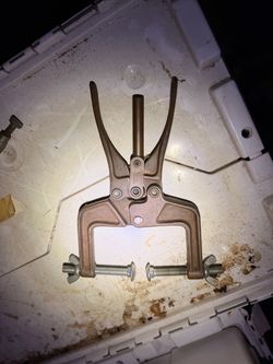 Toggle Clamp Jaw Dual Screw Jaws/Pads PAT NO (contact info removed)