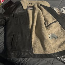 Levi’s Brown Leather Jacket 