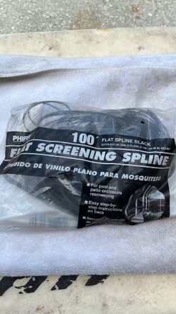 100 foot of flat spline black