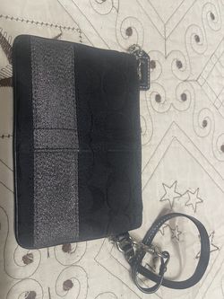 Black Coach Hand Purse