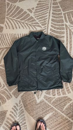 Vans fleece lined wind breaker jacket