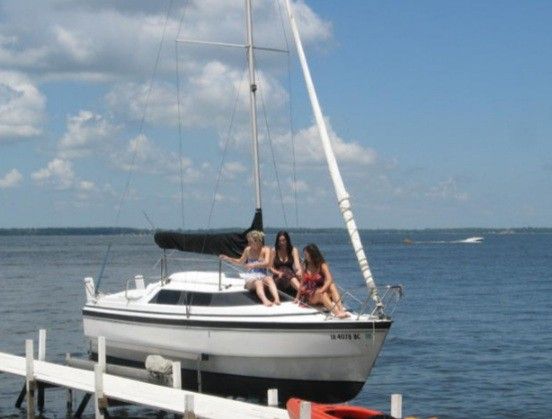 2001 MacGregor 26x Power Sailer Boat 50hp Efi