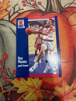 1991 Fleer Dan Majerle Phoenix Suns Basketball Card