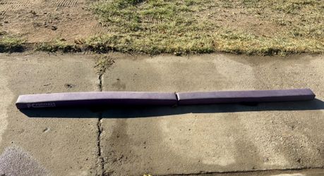 FC FUNCHEER 8FT Folding Gymnastic Beam,Wood core Floor Beam