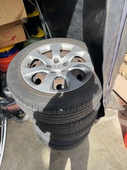 16 inch steelies off of Mazda 3