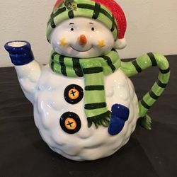 VINTAGE HOME INTERIORS SNOWMAN PITCHER