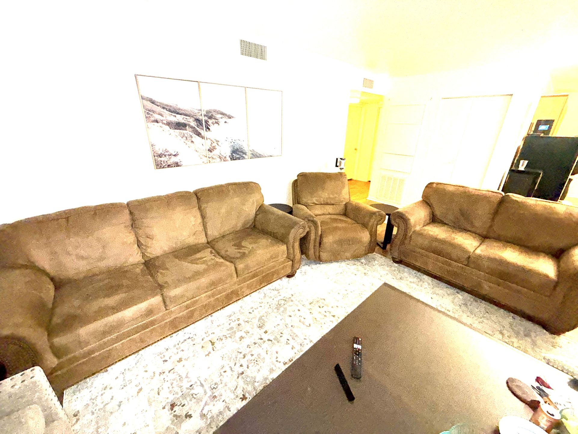 Sofa , Loveseat, And Chair