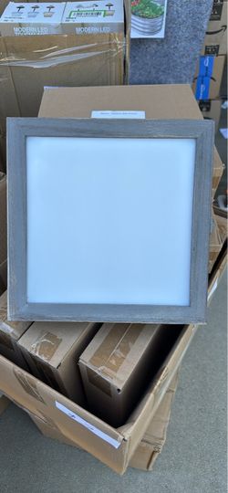 2-Pack 11 x 11 inches -GRY ; Wooden Shadow Box Frame