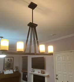 Matching chandelier