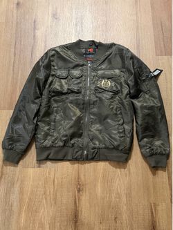 Riot Empire MA-1 Bomber Jacket – Black | Lightweight Zip-Up Flight Jacket