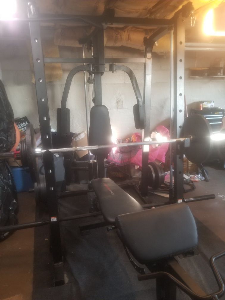 Home Gym, Workout, Weight Bench, Smith Machine