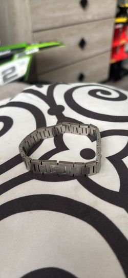 Men's Metropole Stainless Steel Metal Link Chain Bracelet