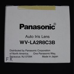 Panasonic WV-LA2R8C3B Auto Iris CS Mount Lens 2.8mm f/1.3 1/3"