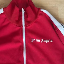 Palm Angels Red Track Jacket 