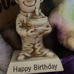 Happy Birthday Statue From 1970s