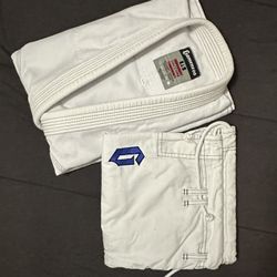 Women’s White Gamenes Brazilian Jiu Jitsu Gi 