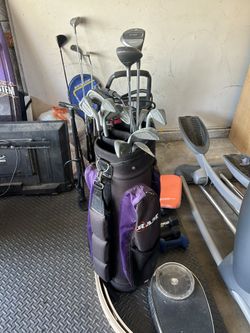 Golf Bag And Clubs 