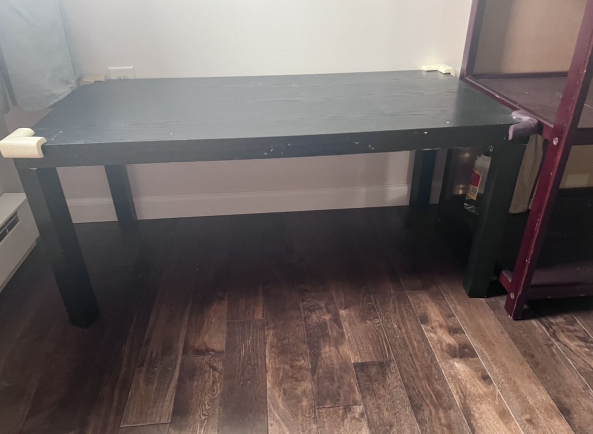 Black Coffee Table End Table 
