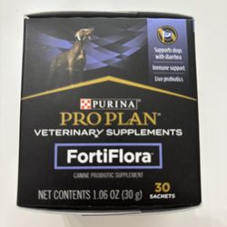 Pro Plan FortiFlora Probiotic For Dogs, Unopened Box