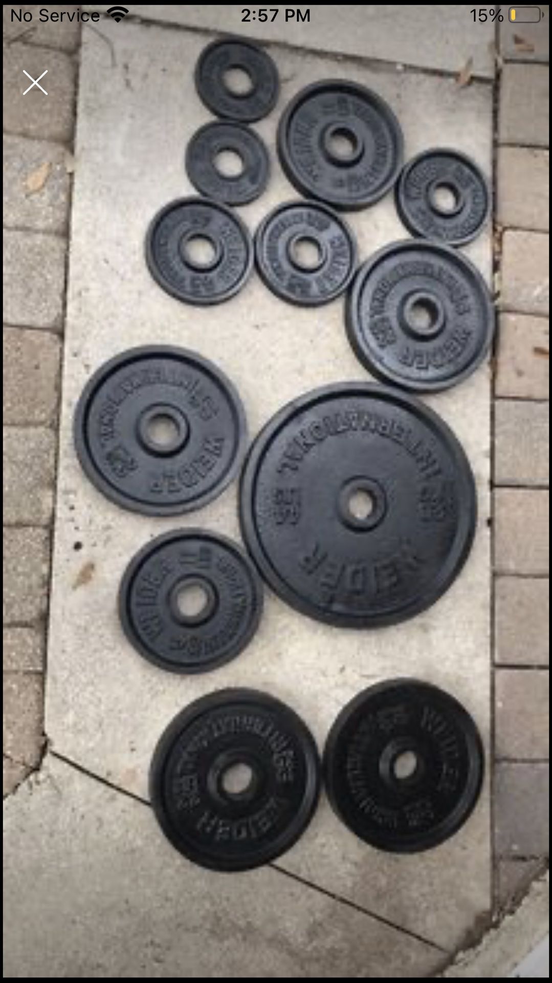 175 Pounds Of Olympic Plates