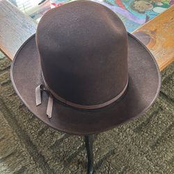 This is a Barbisio Homburg hat